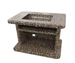 Стол с каменной мойкой